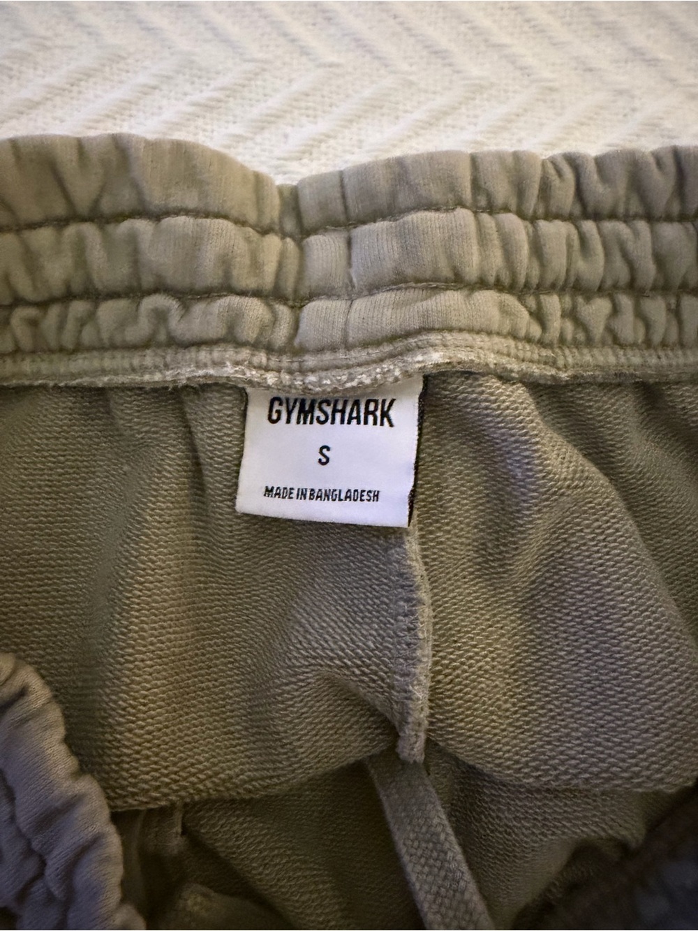Gymshark Olive Green Elastic Waist Shorts - Picture 4 of 5